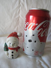 2-1/2" SNOW PERSON Ceramic Painted Christmas Ornament  Figurine Decoration — photo 8
