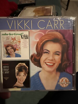 VIKKI CARR  '' Color her great / Discovery ''  2 On 1  CD  -Collectables
