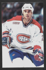 2000/01 Montreal Canadiens MARTIN RUCINSKY Team Issued Hockey Postcard