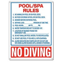Poolmaster 40321 Pool/spa Rules Sign For Commercial Pools - Florida Compliant, N on sale Poolmaster 40321 Pool/spa Rules Sign For Commercial Pools - Florida Compliant, N on sale