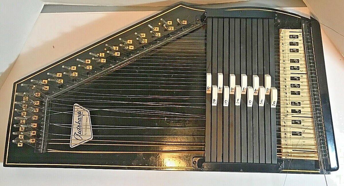 Oscar Schmidt 36 String 12 Chord Autoharp Original Vintage Oscar Schmidt 36 String 12 Chord Autoharp Original Vintage