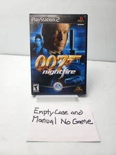 007 Night Fire PlayStation 2 Case and Manual Only No Game