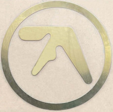 1 pcs Sticker for Aphex Twin Skylake Golden Color Mirror Logo Decal Badge 2"x 2"