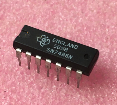 SN7486N , Logic Gates Quadruple 2-Input Exclusive-OR Gate , texas Instruments