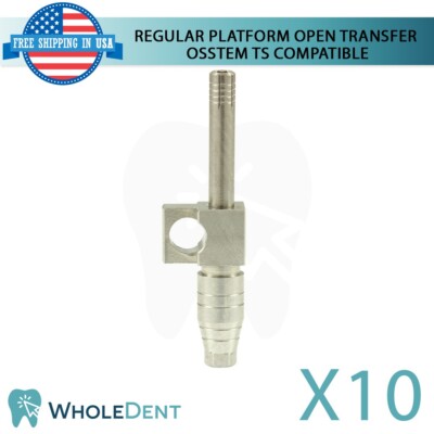 10x Regular Open Transfer Dental 2.5mm Osstem  TS Hiossen  ET Compatible Hex