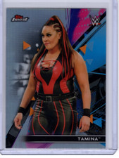 TAMINA 2021 WWE TOPPS FINEST - HIGH-NUMBER EXTENDED SET - CARD NO. 105 - SSP