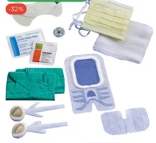 Medline EBSI SENSITIVE SKIN LVAD KIT Anchor Gauze Antiseptic Driveline HeartPump