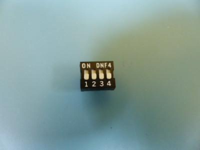 Vishay  DNF4 Qty of 5 per Lot SWITCH DIP SLIDE  4 POSITIONS