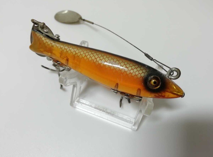 Rare Heddon Dowagiac Spook 1930's Old Lure Ship From Japan