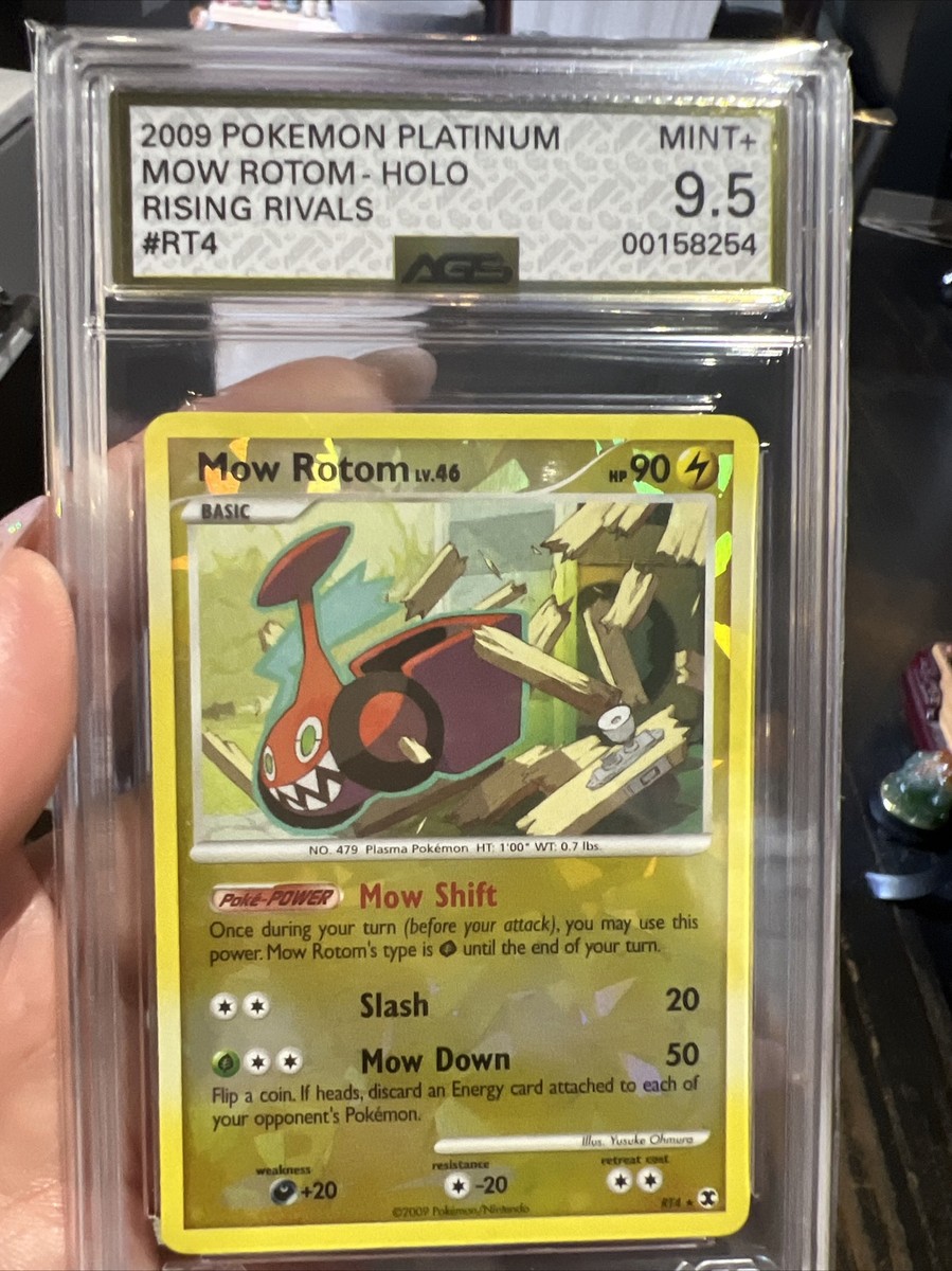 2009 Pokemon Platinum Mow Rotom #RT4 Rev. Holo Rising Rivals