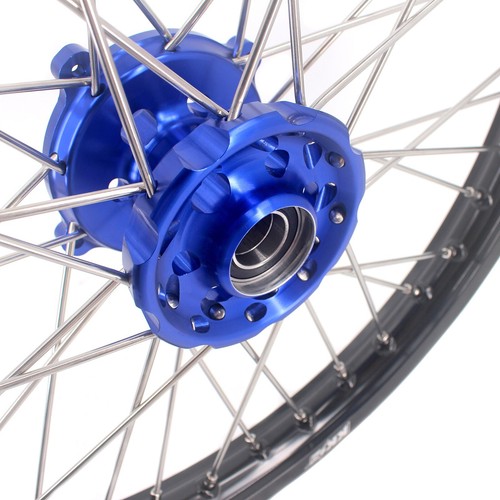 KKE 21/19 pulgadas Ruedas azules aptas para KAWASAKI KX250F KX450F 2006-2021/KX125 KX250 06-07 - Imagen 4 de 12