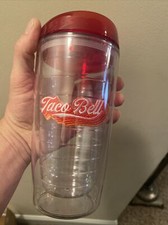 Taco Bell Cup Bottle Pin Mild Fire Hot Sauce rare Shirt Tie New Shirt Hat Mug