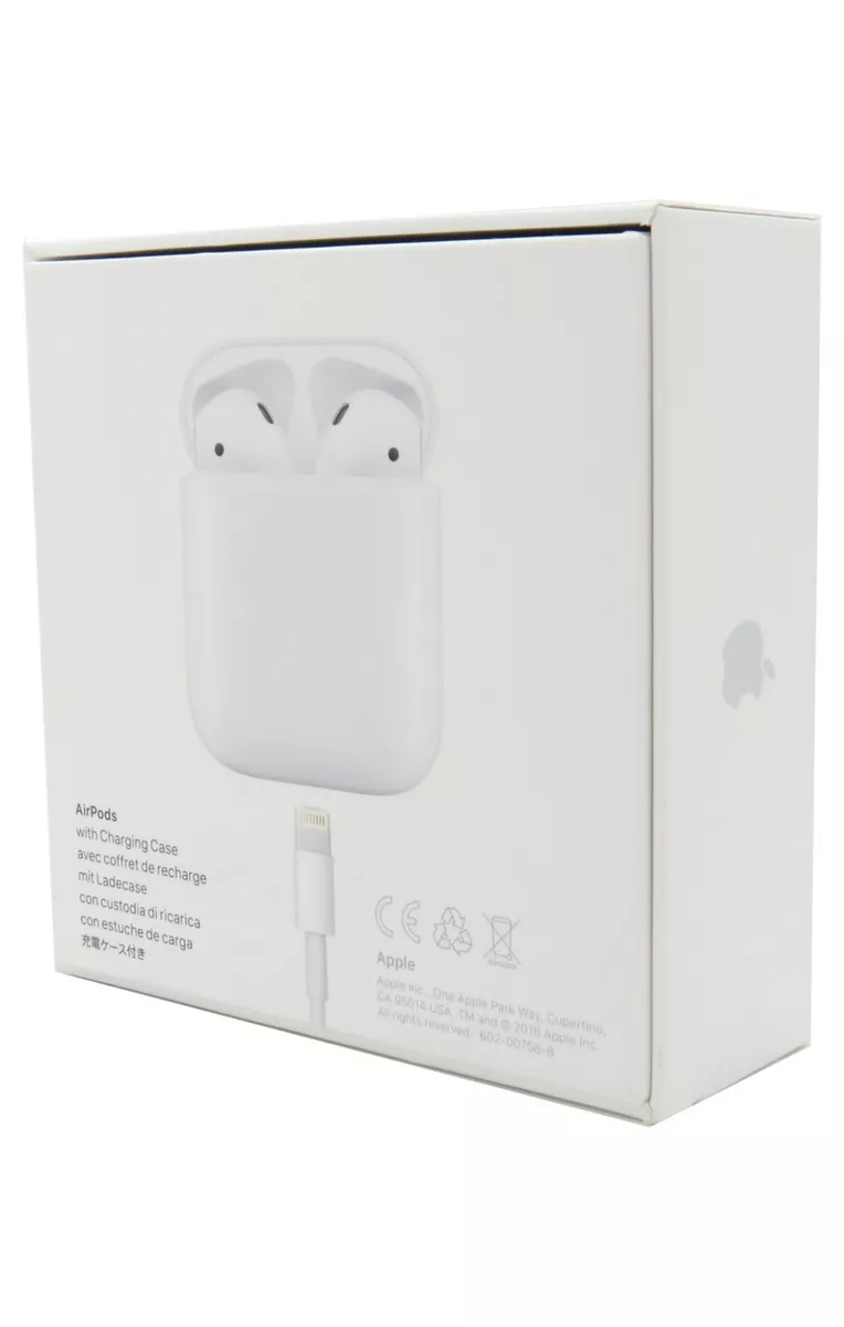 Apple AirPods 2nd Generation Wireless Earbuds & Charging Case MV7N2AM/A H1  703669904817