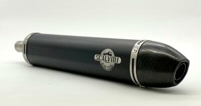 SCHALLDÄMPFER SCALVINI RACING EDELSTAHL CARBON CUP Honda CR 250 (00/01)