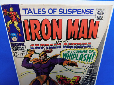 その他 Invoke Tmeltai Marvel Fresh and blood Tales Of Suspense #97 1st Whiplash Appearance 1968 Marvel