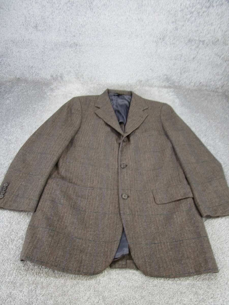 Vintage Southwick Sport Coat Mens 44 Brown Tweed Wool | eBay