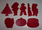 Tupperware Classic Red Cookie Cutters Set of 8 — photo 1