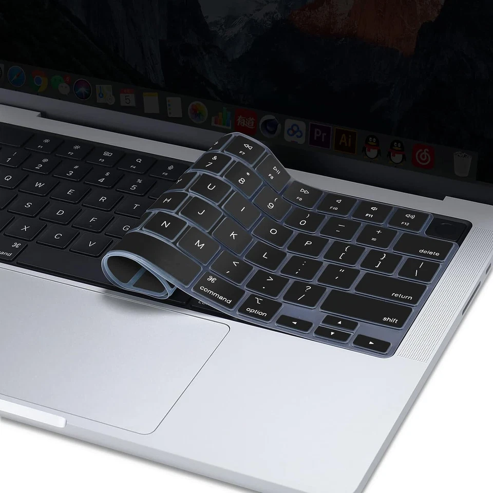 Soft Silicone Keyboard Cover Skin for MacBook Pro 14 16 2023-2021 M3 M2 M1 - Image 2 of 4