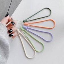 Wrist Straps Hand Lanyard Silicone Charms for Mobile Phone Keys Cord Lanyard