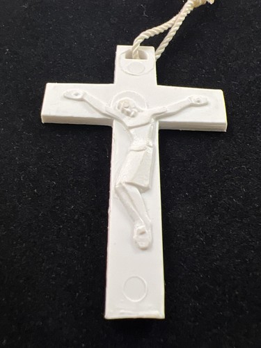 Lot Of 2 Vintage Rosaries Religious Necklaces Cross Catholic Jerusalem - Picture 8 of 9