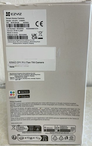 EZVIZ Smart Home Security Camera CP1 Pro 1080P 2-Way Audio Works w Alexa (E536) - Picture 10 of 11