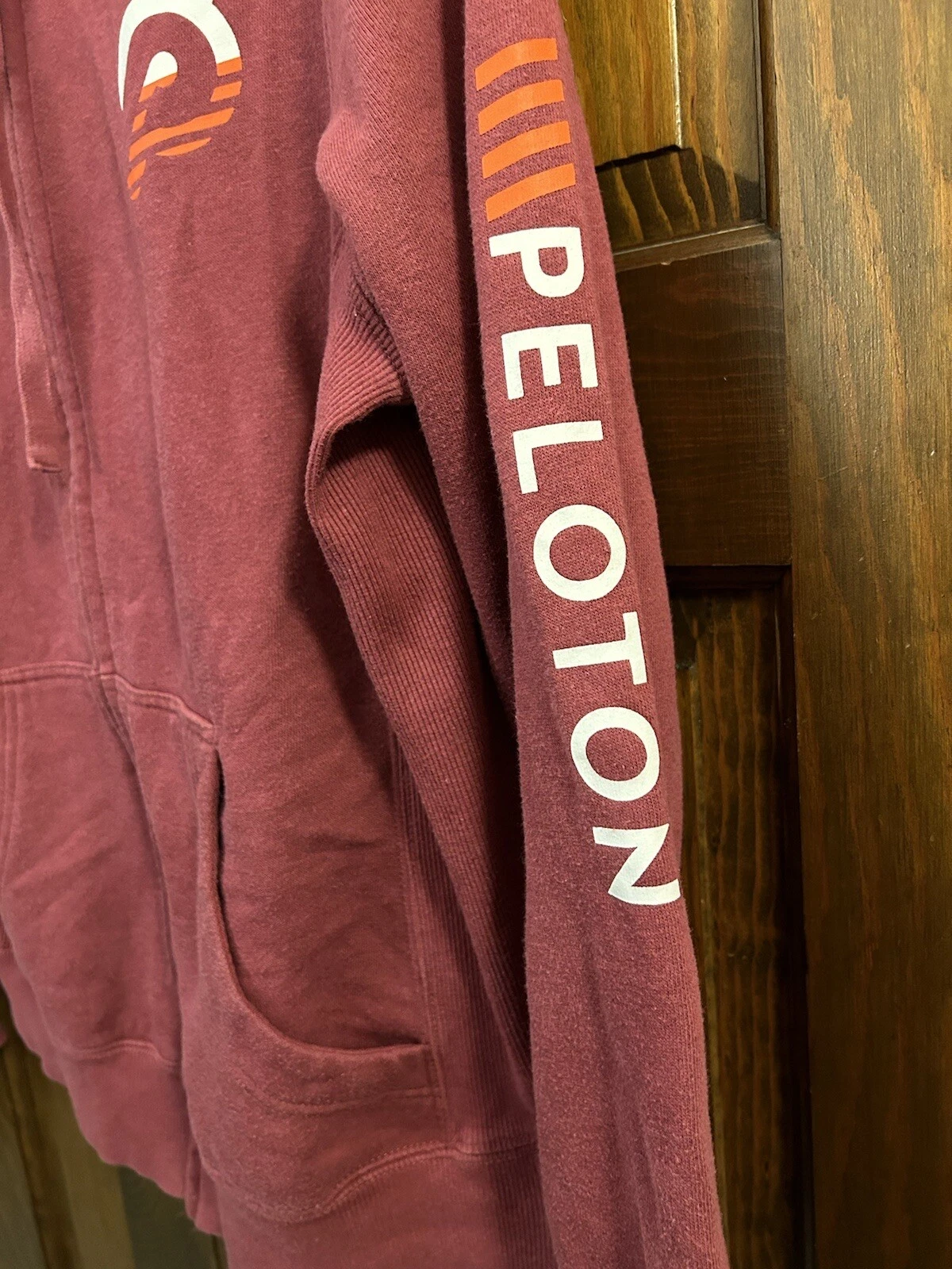 VETEMENTS Felpa con cappuccio PLOTON Donna Lampone Foderata Pile Giacca con Zippa Taglia Media