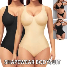 Women's Full Body Shaper Bodysuit Tummy Slimming Shapewear Underwear Tank Top