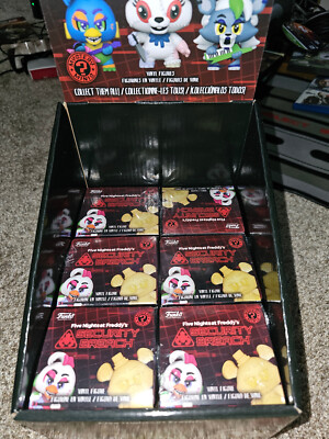 Six Sealed Five Nights at Freddys Security Breach Mystery Mini Figures & Display