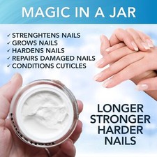 Hard as Hoof Nail Strengthening Cream Nail Growth Conditioning Cuticle 1 Oz