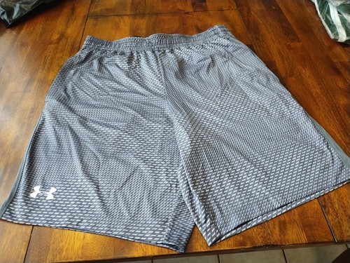 New Under Armour Raid Printed Short Grey Large