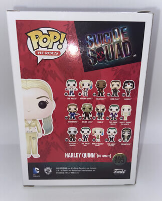 Funko POP Suicide Squad Harley Quinn 105 HQ Inmate Figure Gamestop