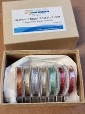 MICRO ESSENTIAL LAB Hydrion Midget Pocket pH Set H-950 Range 0.0-14.0