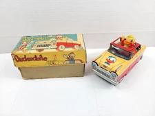 Vintage 1950's Made in Japan "Duckmobile" Tin Friction Vehicle - Complete W/ Box