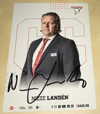 Nizze Landen Orig. signierte Autogrammkarte K&ouml;lner Haie Autogramm DEL 24/25 #22