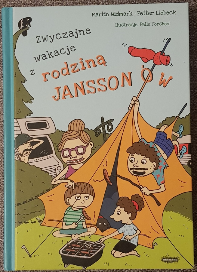 Polish book ZWYCZAJNE WAKACJE Z RODZINA JANSSONOW Widmark Lidbeck Hardcover 2020