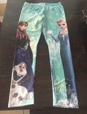 NWOT Disney s Frozen Girls Leggings Size XL