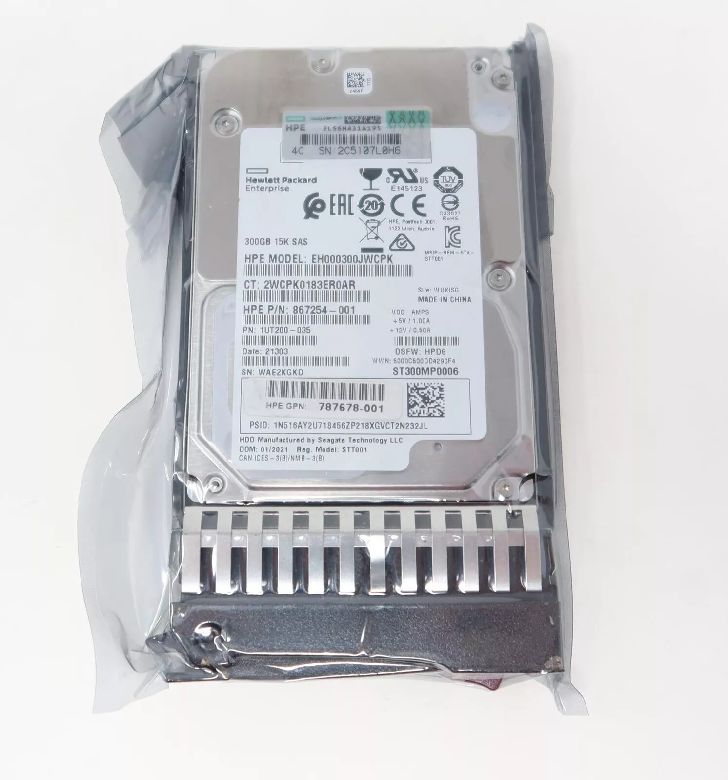 Disco Duro HP 900GB SAS 12G 15K Rpm 2.5" - Nuevo, Perfecto Para Servidores O Almacenamiento Rápido