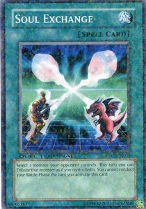 Soul Exchange - DT01-EN036 - Parallel Rare - Duel Terminal x3 - Near Mint