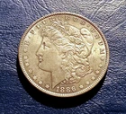 Choice BU 1886-P Morgan Dollar (Original toning)