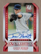 JASON HURSH 2013 Elite Extra Edition SIGNATURE ASPIRATIONS Die Cut Auto #027/100