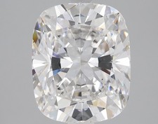 3.18ct Cushion Lab Grown Loose Diamond GIA Certified E/VS2 +Free Ring 5463059878 2058.33 per carat