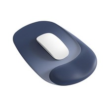Wrist Rest Support for Mouse Pad and Keyboard Set, Ergonomic Gel Blue, Black