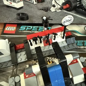LEGO 75911 SPEED CHAMPIONS LEGO Set Mclaren Mercedes Pit Stop USED from JAPAN