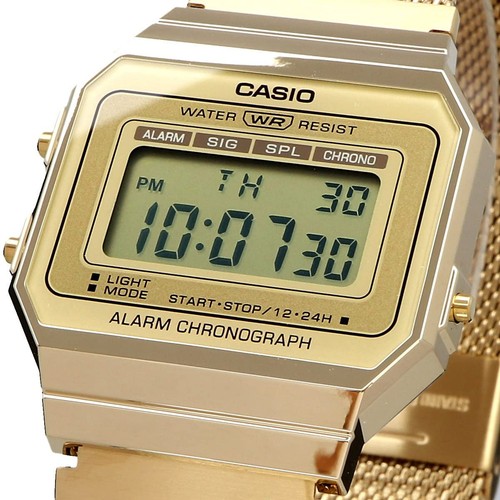 Casio Standard A700WMG-9A Watch Digital Gold - Picture 2 of 6