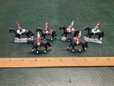 Lot of 6 PMD Ltd. England Mounted Toy Soldiers Miniatures 1982