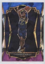2020 Panini Select Blue White Purple Cracked Ice Prizm Cassius Stanley #199 0l88