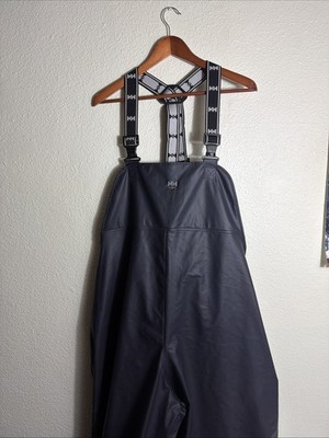 Helly Hansen Workwear Black Polyurethane Polyester Overall Bib Black Mens 4XL