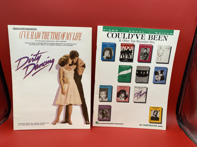 I'VE HAD THE TIME OF MY LIFE Sheet Music 1987 &  The Chartbuster Series Music
