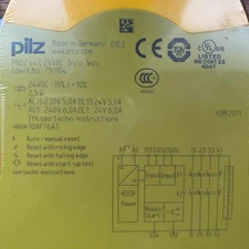 1PC Pilz PNOZ s4 C 24VDC 3 n/o 1 n/c Stop Safety Relay 751104