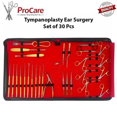 Tympanoplasty Surgery Set of 30 Pcs Ear Surgery Instruments Set